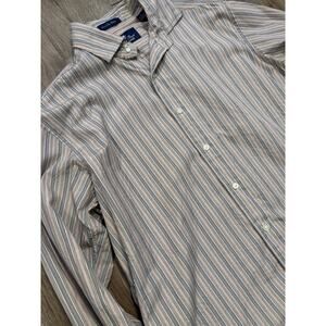 Mens Vintage Austin Reed Measured to Size M 100% Cotton Button Down Shirt